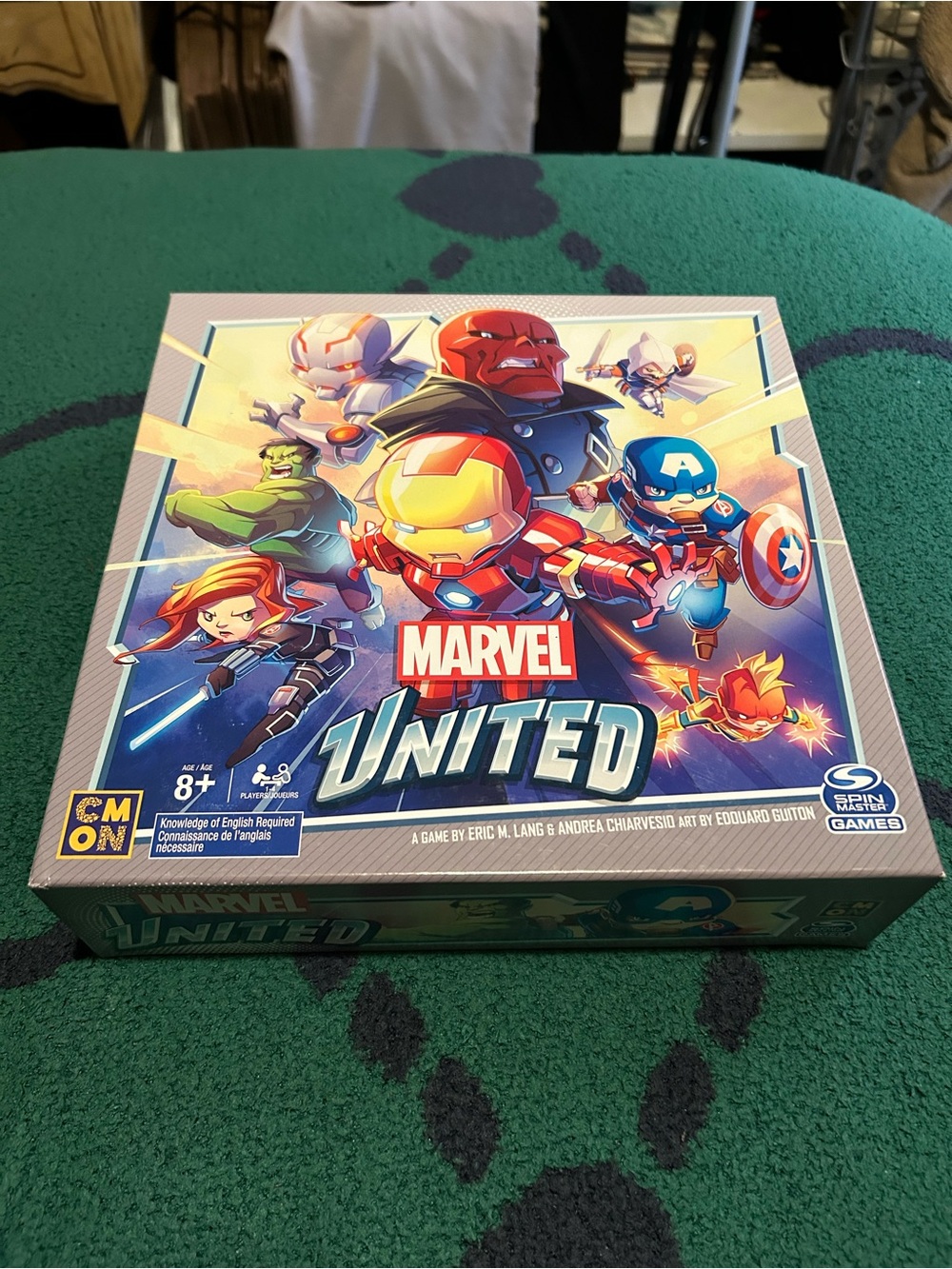 Marvel United Board Game – Blue, Red, Green Artwork